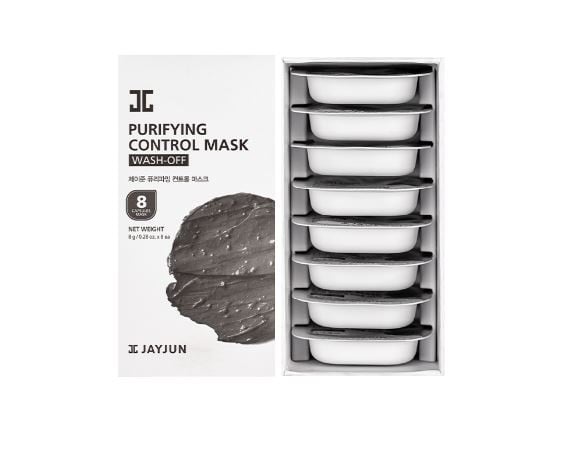 قناع الفحم البركاني لتنظيف عميق للبشرة من جيجون - 8 قطع