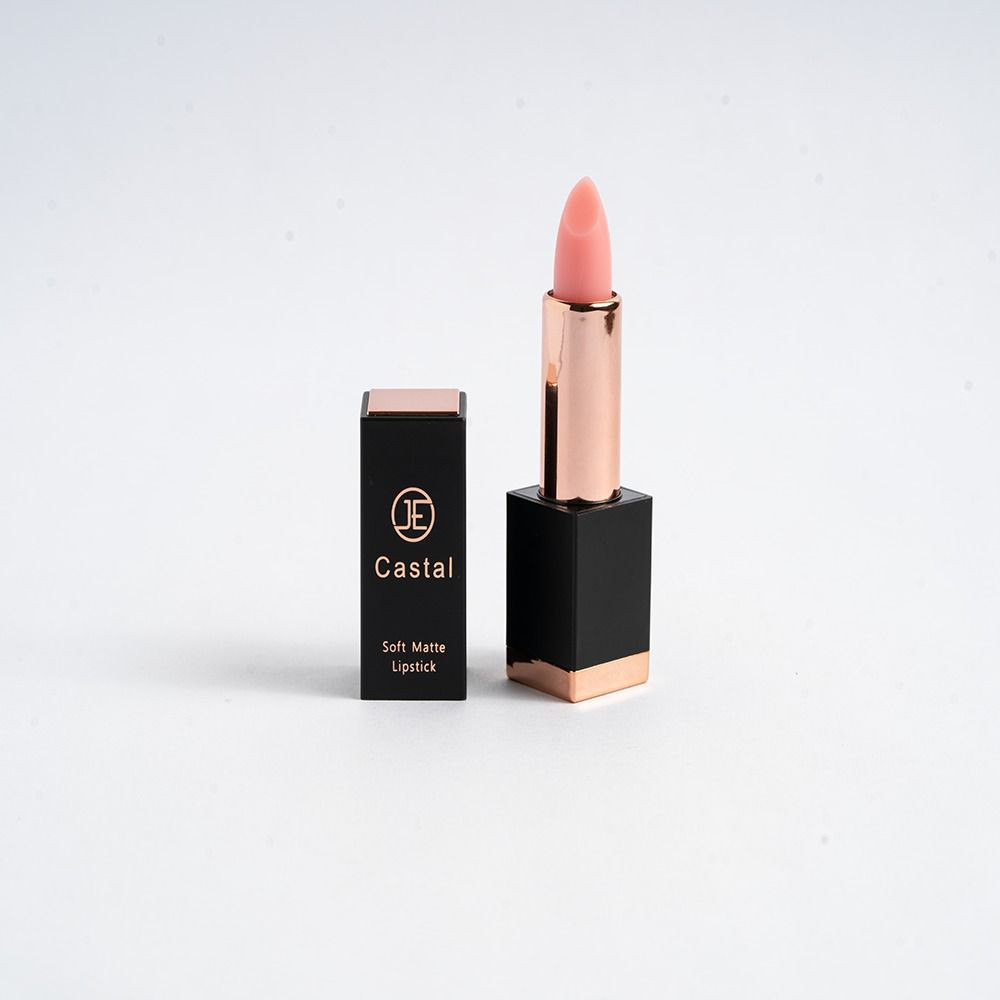 أحمر شفاه مرطب من Castal بلون وردي طبيعي خفيف مغذي 38 جم