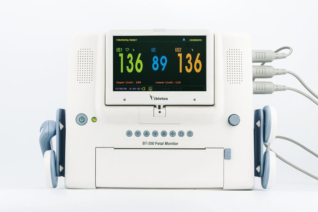 جهاز قياس نبض الجنين Bistos BT350 CTG أداء ثابت وصامت للمستشفيات