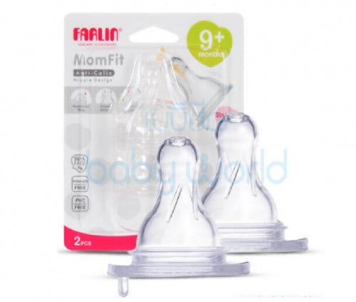 Farlin Mum Fit Sillicone Nipple (رقبة قياسية) (1)