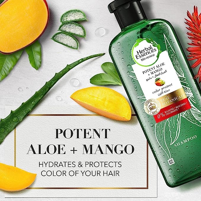 شامبو خالٍ من الكبريتات من Herbal Essences لحماية اللون 400 مل