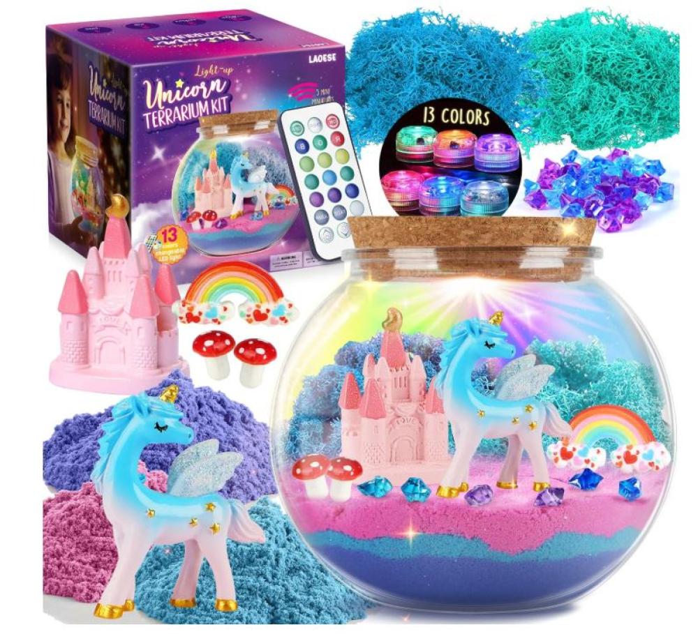 هدايا يونيكورن للبنات مجموعة تررم للأطفال هدية عيد ميلاد من سن 4 5 6 7 8 12 سنة ألعاب ذاتية الصنع لوازم الفنون والحرف اليدوية أفضل