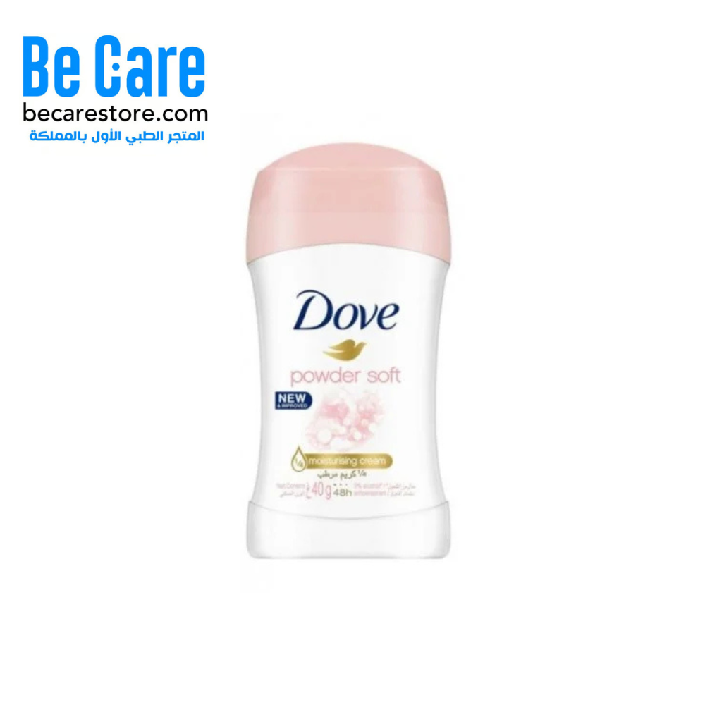 دوف ستيك مزيل عرق بودر سوفت 40 جرام – حماية ناعمة تدوم طوال اليوم