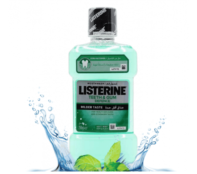 غسول الفم من Listerine لحماية الأسنان واللثة بنعناع 250 مل