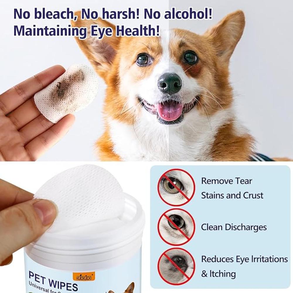 مناديل مبللة للحيوانات الأليفة بي كير 130 منديل لطيفة مضادة للحساسية