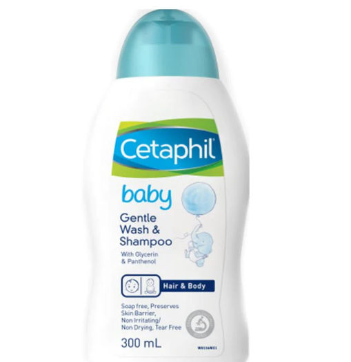 شامبو وغسول للأطفال من Cetaphil مرطب لطيف 300 مل