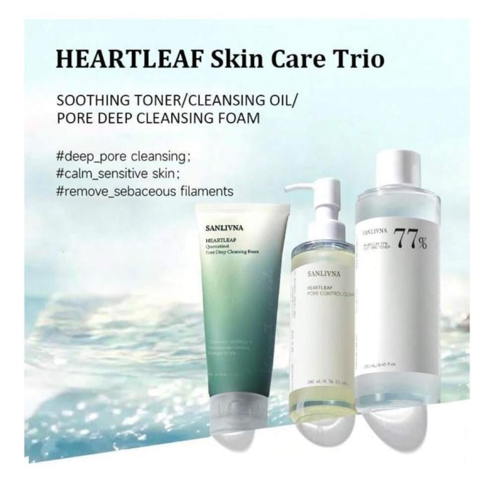 مجموعة عناية بالبشرة بنسبة 77٪ من Heartleaf ، مدة التجهيز 10 ايام