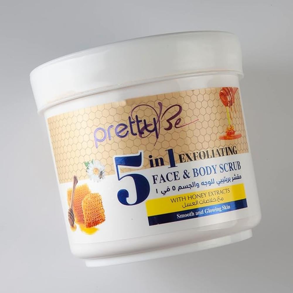 مقشر للوجه والجسم من Pretty Be بخلاصة العسل 550 مل