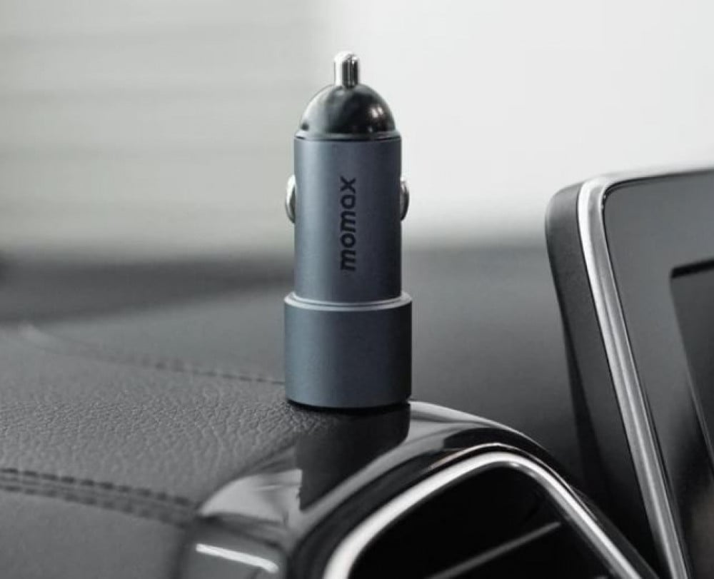 موماكس شاحن سيارة 38 وات ثنائي المنفذ UC15