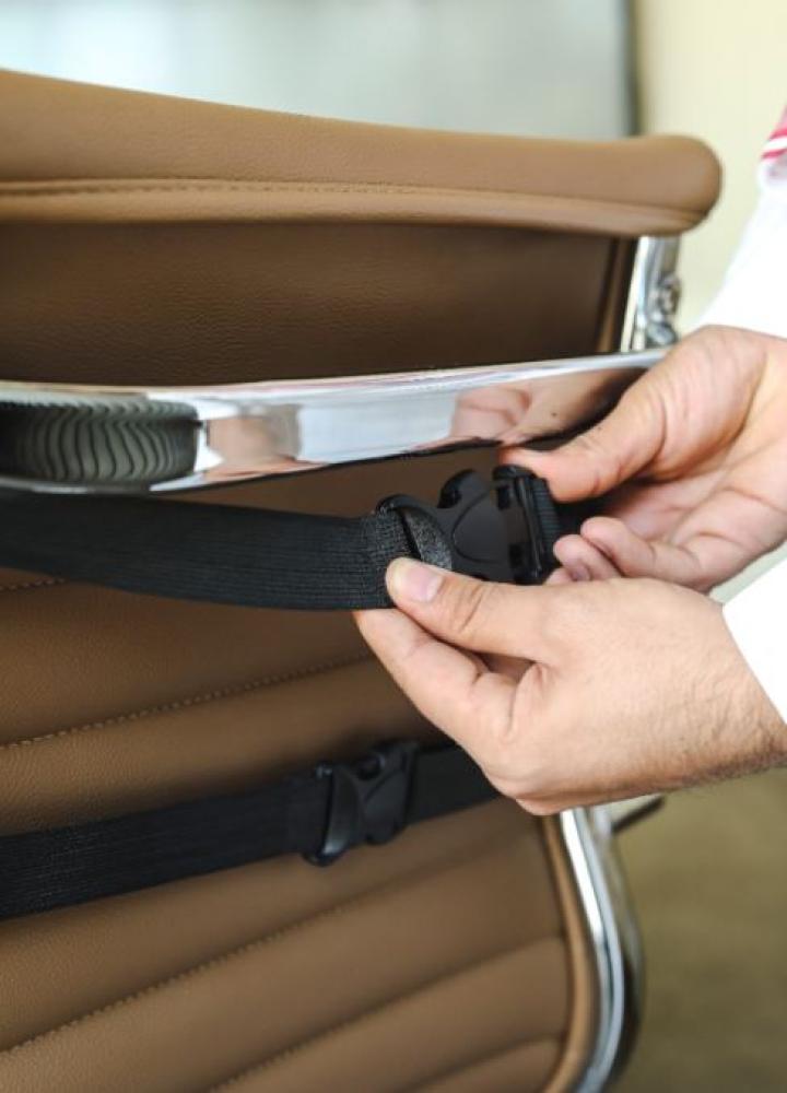 وسادة دعم أسفل الظهر من ATOM بميموري فوم 33×32×10 سم