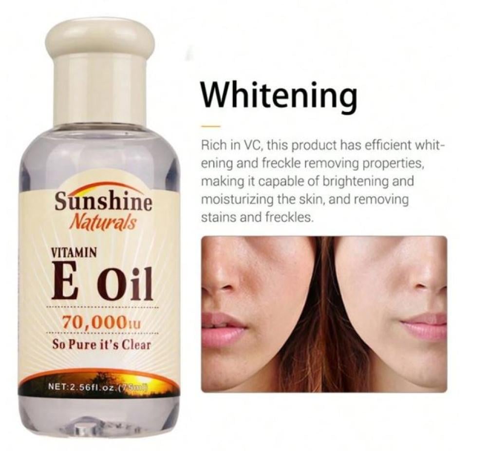 زيت فيتامين E للوجه من Sunshine Naturals مغذي ومرطب 75 مل