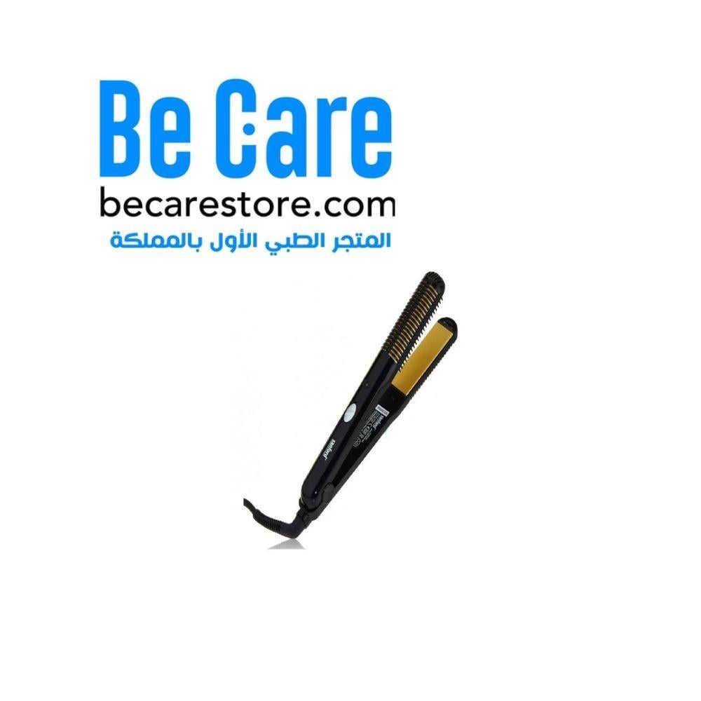 مكواة فرد الشعر 2 في 1 SF1005HST من سانفورد، لون اسود/ ذهبي | بي كير