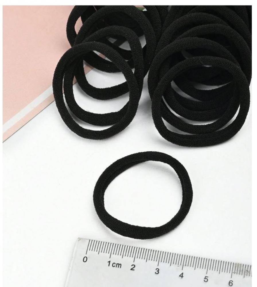 ربطات شعر مرنة متعددة الألوان 50 قطعة