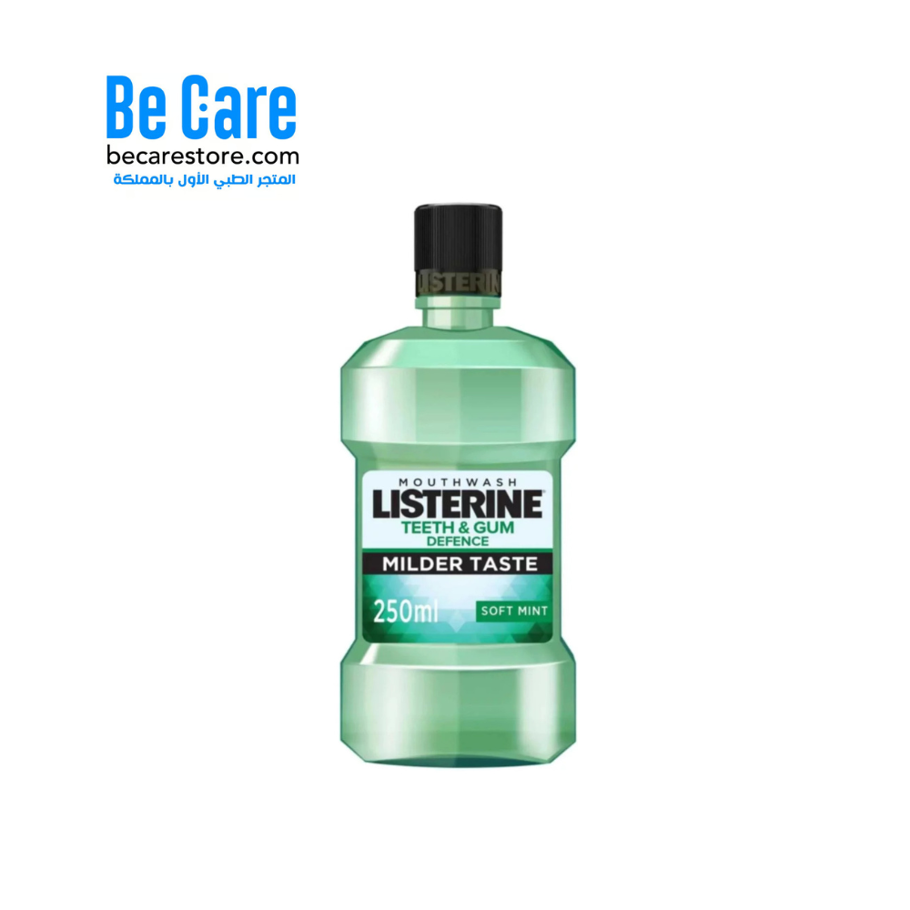 ليسترين غسول الفم مذاق أقل حدة نعناع لطيف 250مل