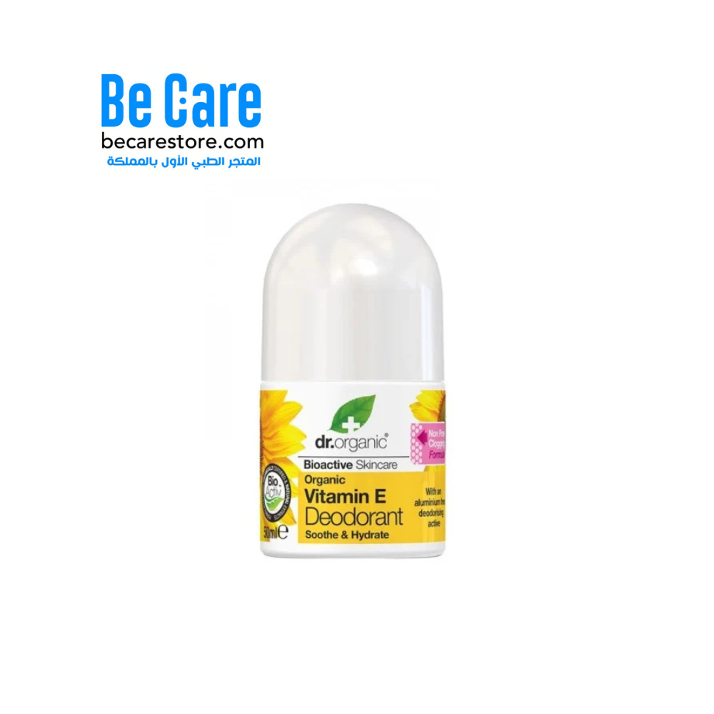 مزيل العرق بفيتامين E من دكتور أورجانيك – Dr. Organic 50 مل