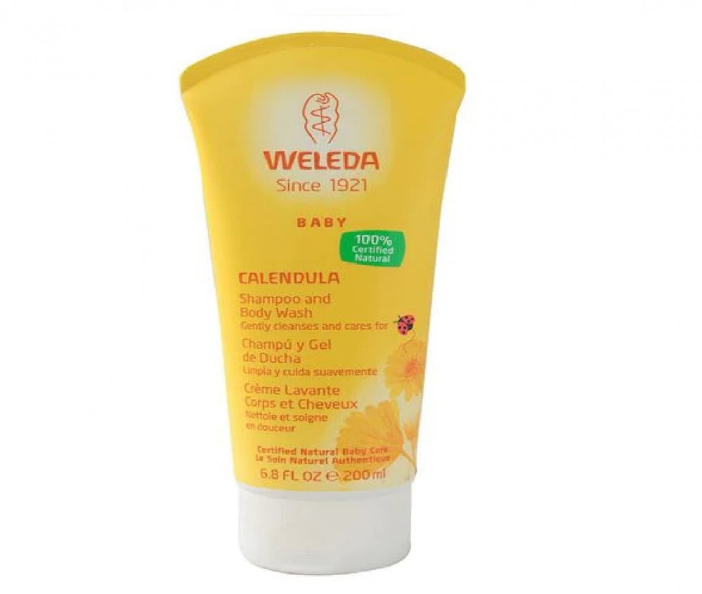 زيت أطفال خالٍ من الرائحة بخلاصة الآذريون 200 مل للعناية بالبشرة