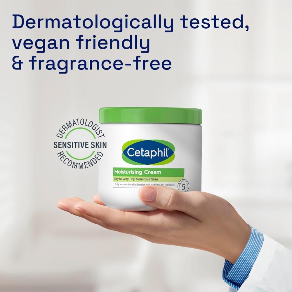 كريم مرطب من سيتافيل (Cetaphil) لترطيب طويل الأمد 453 جم