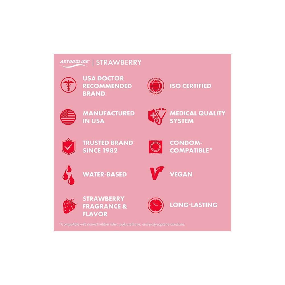 مزلق شخصي أستروجليد جل فراولة