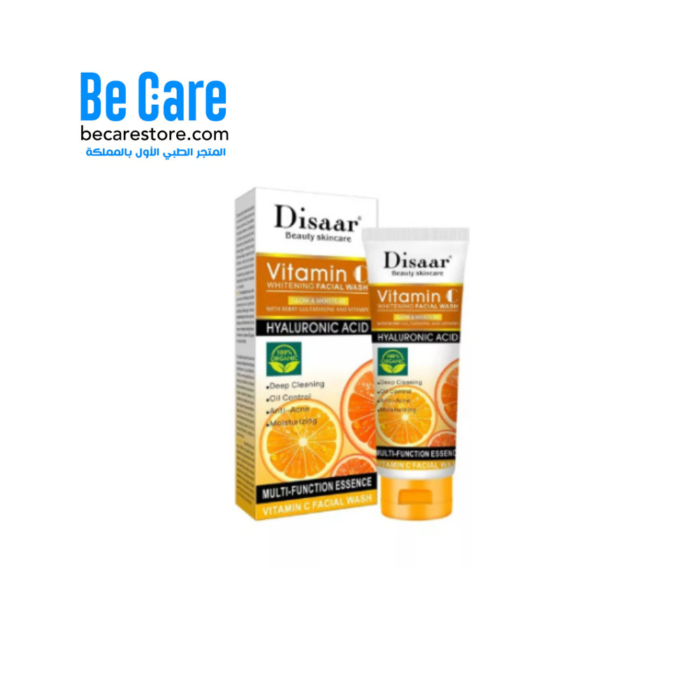 ديسار غسول الوجه منظف الوجه الطبيعي بفيتامين سي 100 جم – إشراقة ونقاء يومي