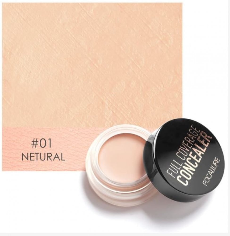 خافي عيوب سائل من FOCALLURE بتغطية كاملة بلون Beige 15 مل
