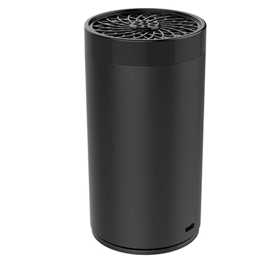 مبخرة كهربائية صغيرة محمولة شحن USB TypeC اسود