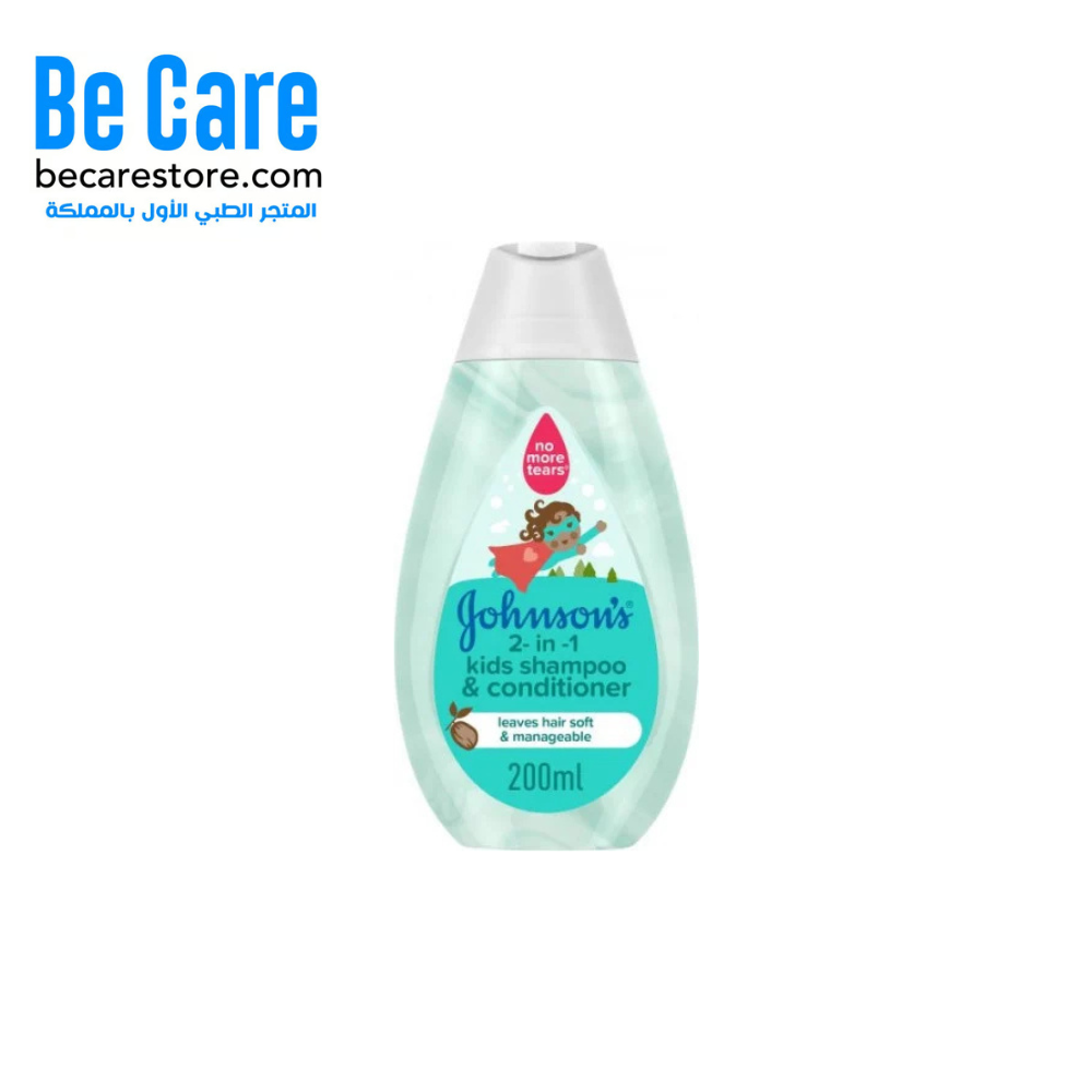 شامبو وبلسم جونسون للأطفال 2 في 1 – عناية لطيفة من الجذور للأطراف
