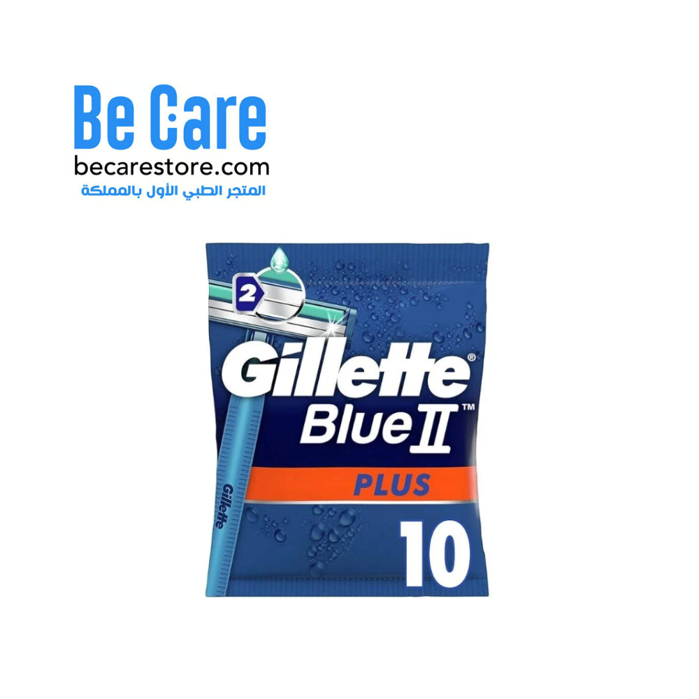 جيليت بلو 2 بلس ماكينة حلاقة رجالية 15 قطعة | ماكينة حلاقة | متجر بي كير