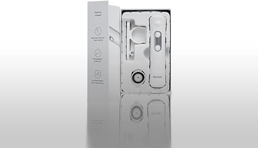 شطاف مرحاض محمول روش من اينولا يعمل مع زجاجات الماء وخفيف