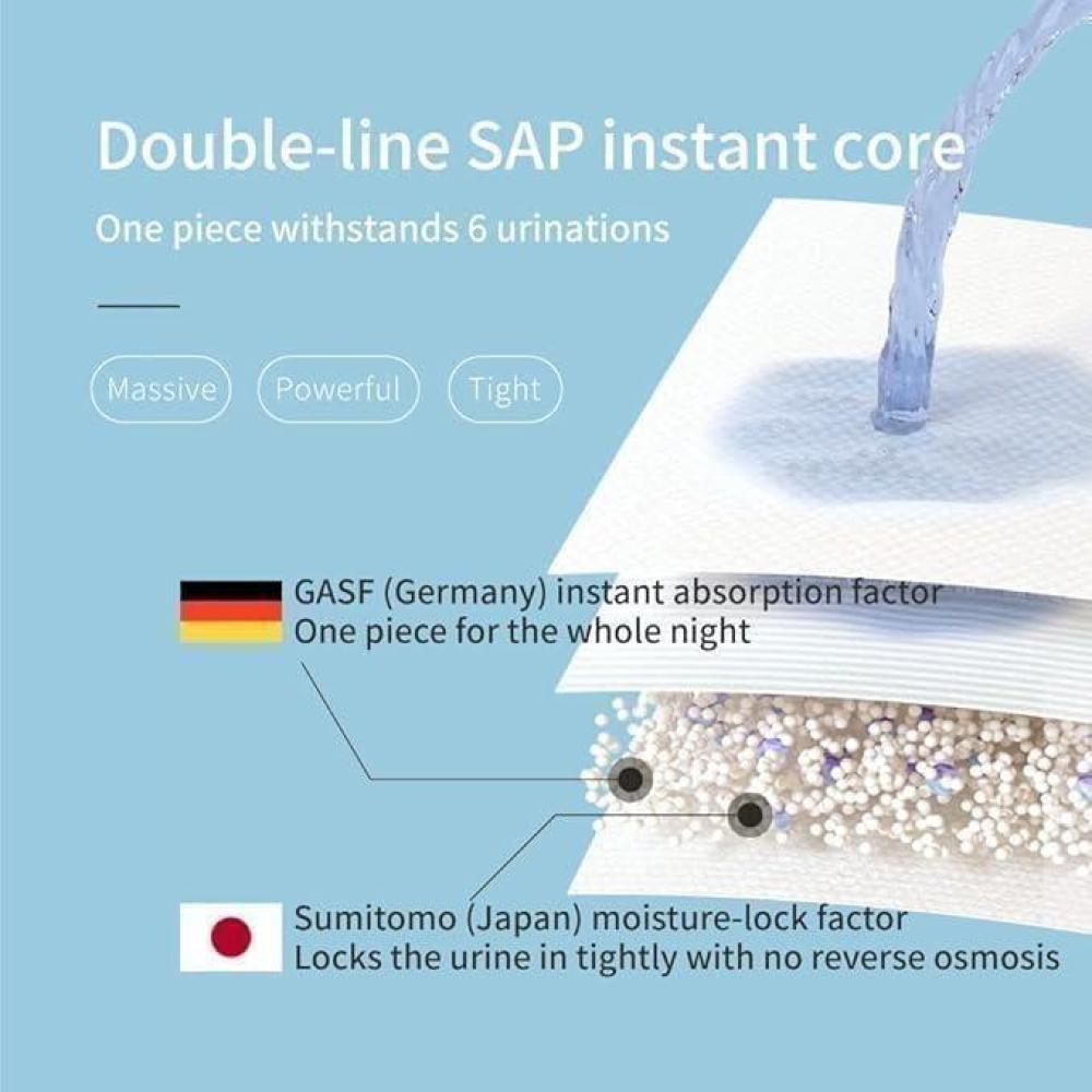 حفاضات ماكوكو تهوية جيدة وقصة مطابقة للجسم مقاس XXL 28