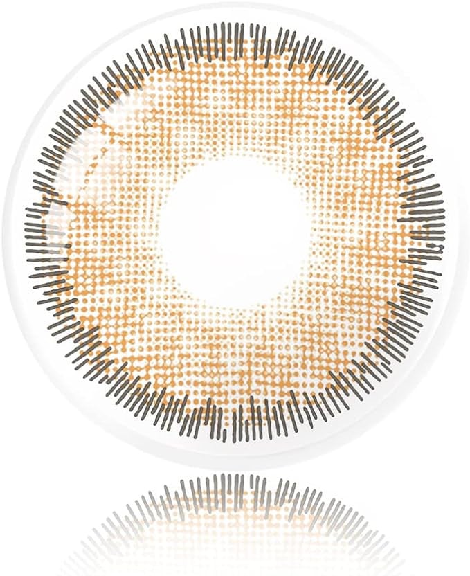 عدسات لاصقة لقصر النظر من فريش جو بنية سنوية عبوة قطعتين 100