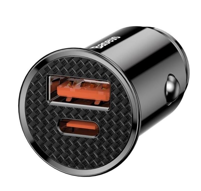 بيسوس 30W شاحن سيارة سريع مع USB QC40 و USBC PD 30