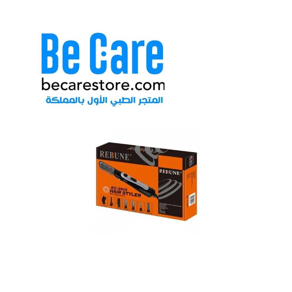 ريبيون مصفف شعر 8 في 1 1000 واط ، اسود ، RE-2013 | بي كير