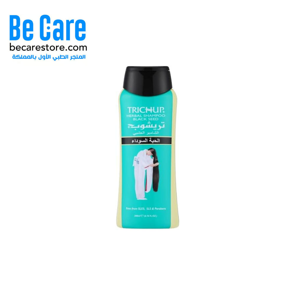 شامبو تريشوب العشبي الحبة السوداء 200مل - لشعر صحي وخالٍ من القشرة