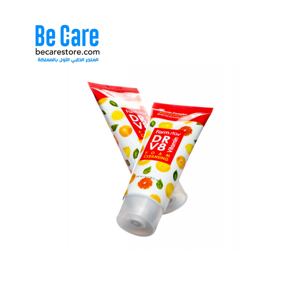 فارم ستاي غسول الوجه المرطب الرغوي بالفيتامين 100مل – ترطيب ونقاء لبشرتك