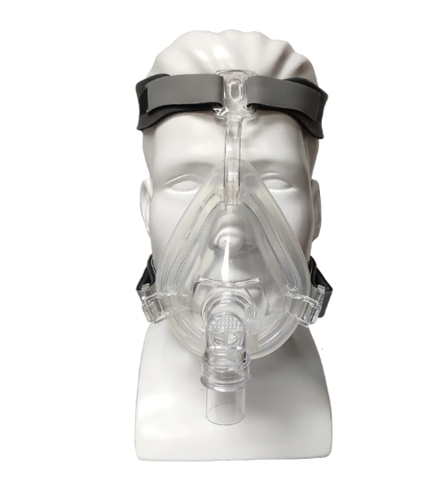 قناع CPAP كامل الوجه BMC متوافق BiPAP | قابل للتعديل وسادة سيليكون مريحة