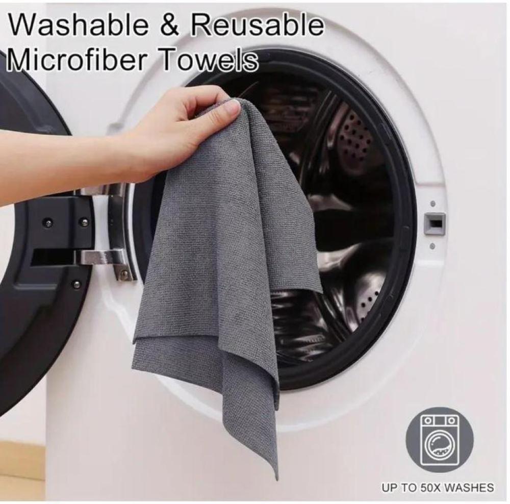 منشفة مايكرو فايبر امتصاص فائق 20 قطعة 25×25 سم