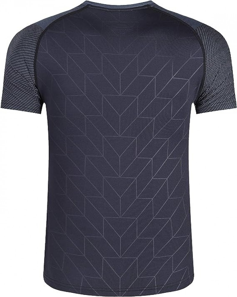 تيشيرت بيسيك اكتيف كومبريشن رياضي باكمام قصيرة للرجال سريع الجفاف برقبة دائرية ضيقة للجري وصالة الالعاب الرياضية خفيف الوزن، كول، جاف، واقي من الطفح الجلدي من وات فلو