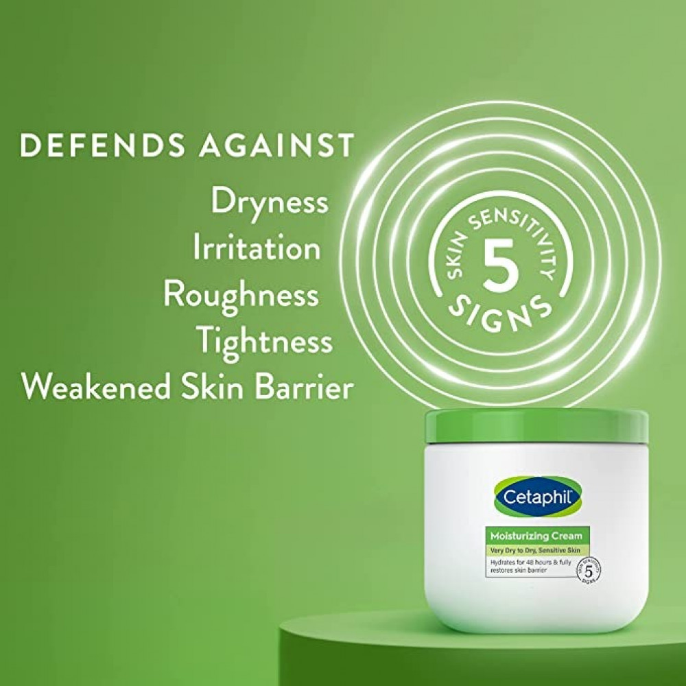 كريم ترطيب الجسم من Cetaphil مرطب للبشرة الجافة 566 جم