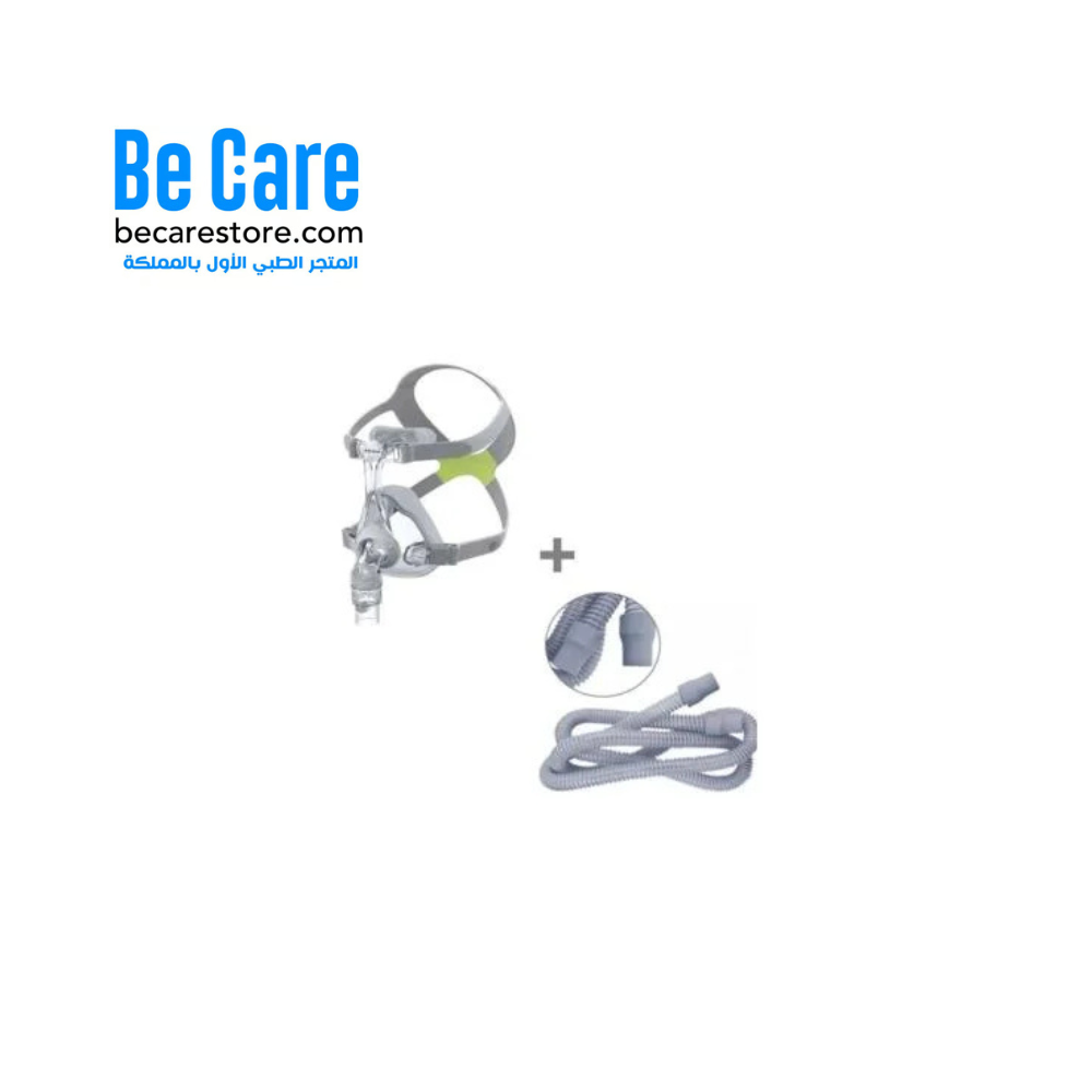 ماسك CPAP للتنفس الكامل | قناع وجه كامل مع أنبوب تنفس لجهاز CPAP