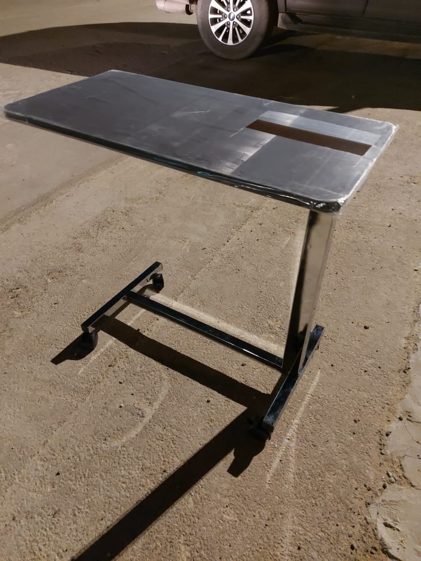 طاولة طعام مستشفى سرير المريض overbed table