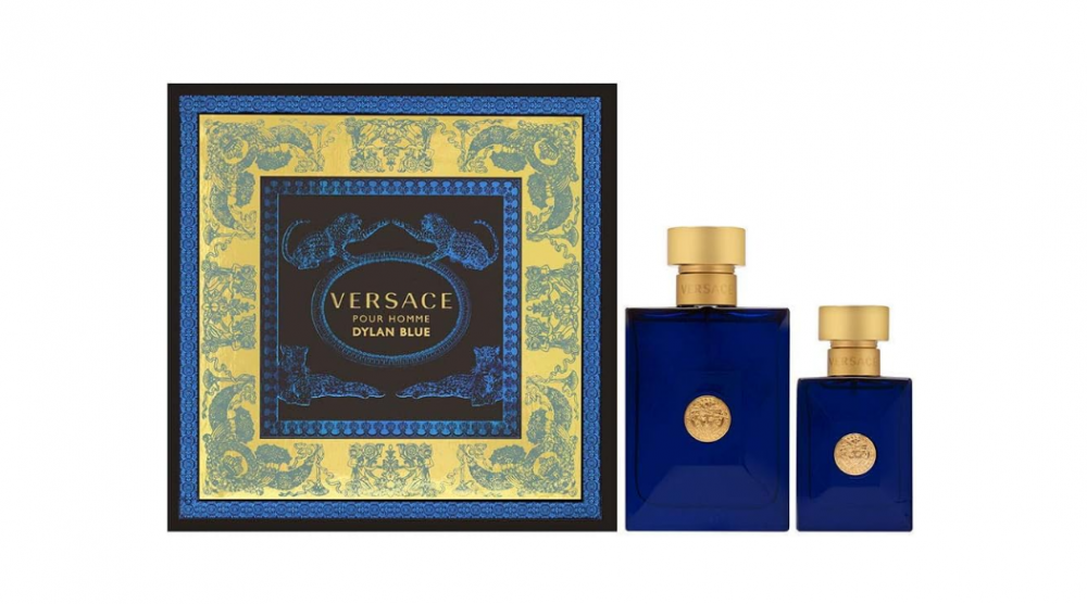 مجموعة هدايا عطر من فيرساتشي ديلان بلو 100 مل جل 100 مل