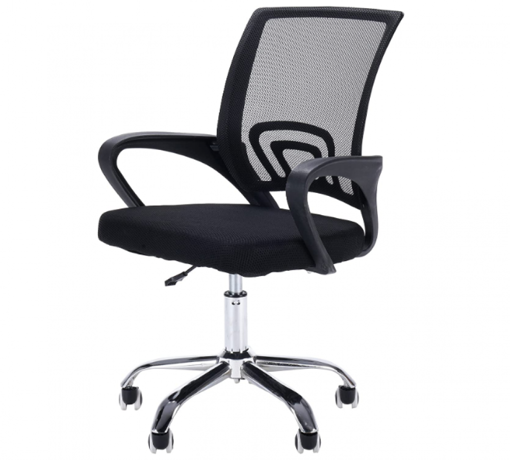 كرسي مكتب شبكي Ergonomic BN33920 مريح بذراعين وعجلات قابل للتعديل