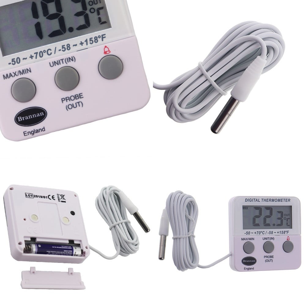 ميزان حرارة بقراءة مزدوجة