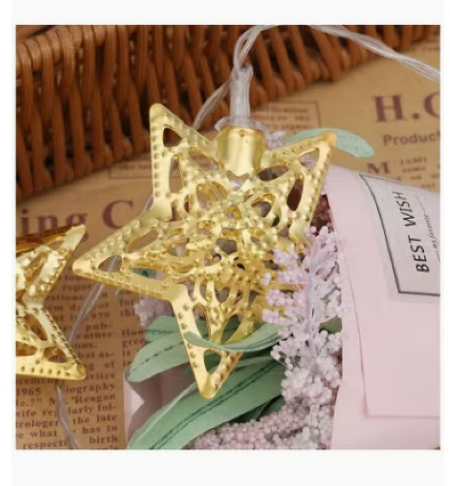 تصميم نجمة رمضان باللون الأصفر الفاتح