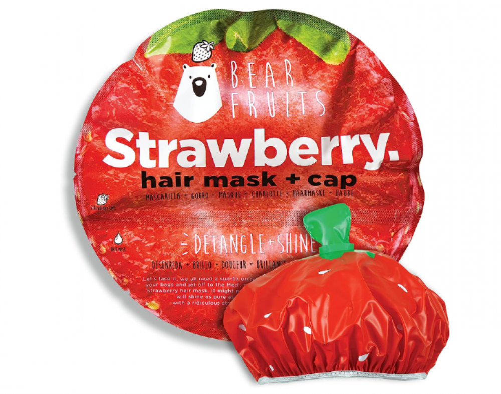 قناع للشعر من Bear Fruits بالفراولة والنعناع 20 مل