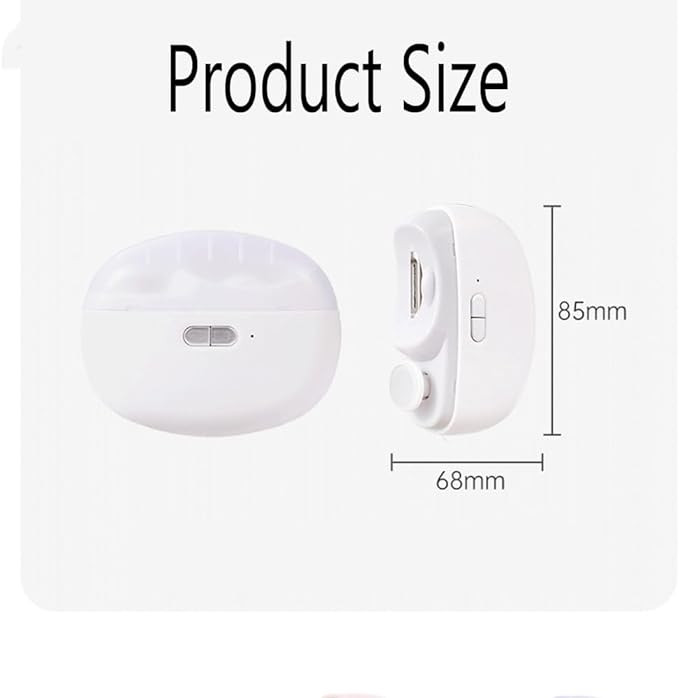 قصافة أظافر كهربائية جنيريك بشفرات تنجستن وصندوق جمع الغبار لجميع الأعمار