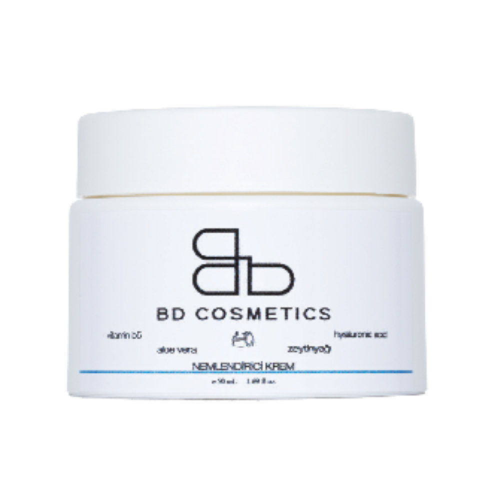 كريم ترطيب BD COSMETICS 50 مل | أنبوب بغطاء وعلبة نافذة