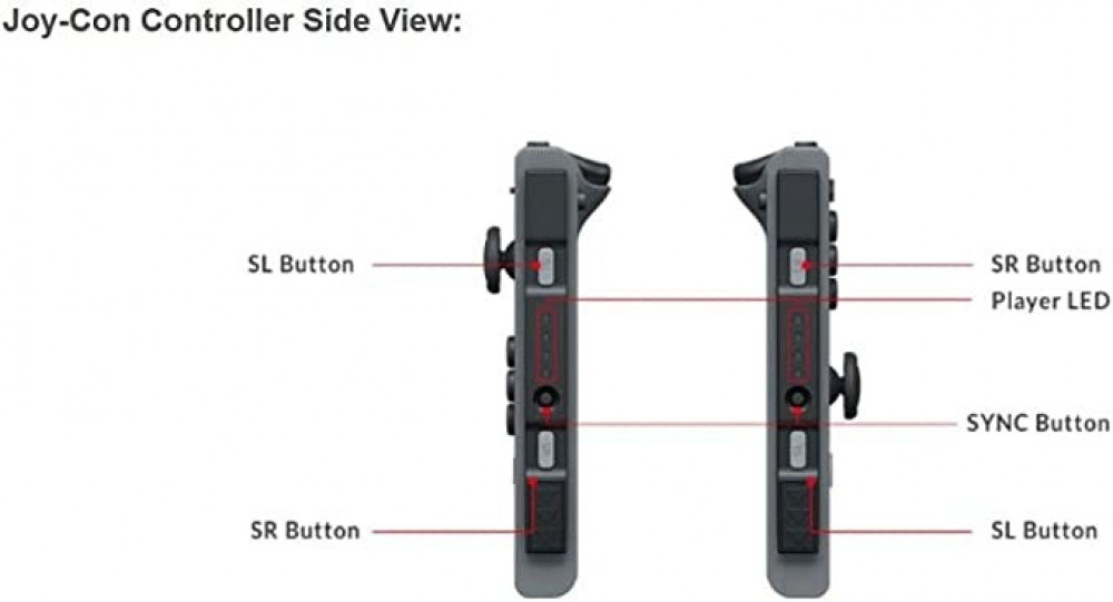 اذرع تحكم جوي-كون لجهاز نينتندو اوفيشيال سويتش، زوج، احمر/ ازرق