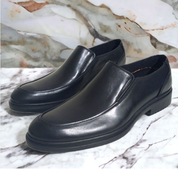 حذاء طبي رجالي MLR جلد طبيعي تبطين ناعم خياطة يدوية مقاس 44