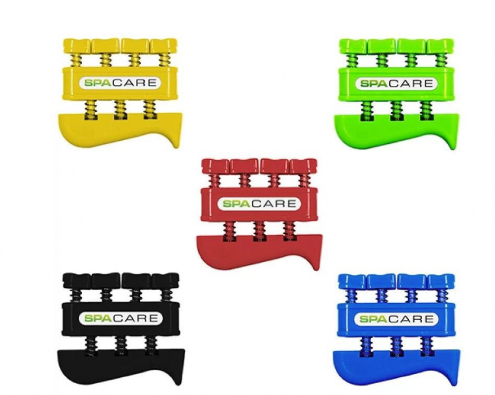 مقوي أصابع اليد سباكير مجموعة 5 مستويات مقاومة ملونة محمولة